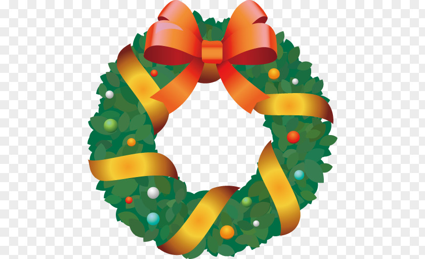 Wreath Christmas Day Ornament Orange S.A. PNG