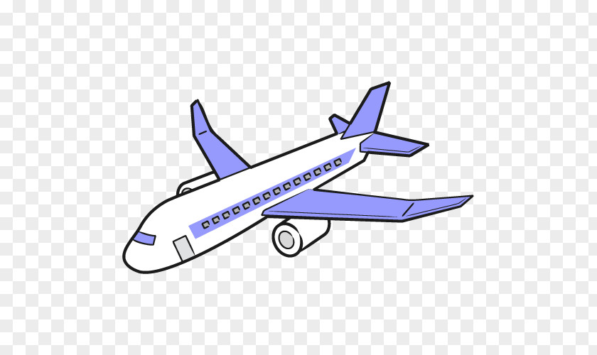Airplane Narrow-body Aircraft Silhouette PNG