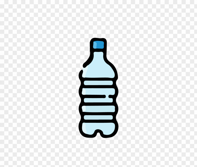 Blue Water Bottle Drink Mineral PNG
