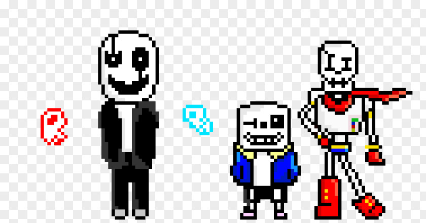 Sans Pixel Art Cartoon Reboot PNG