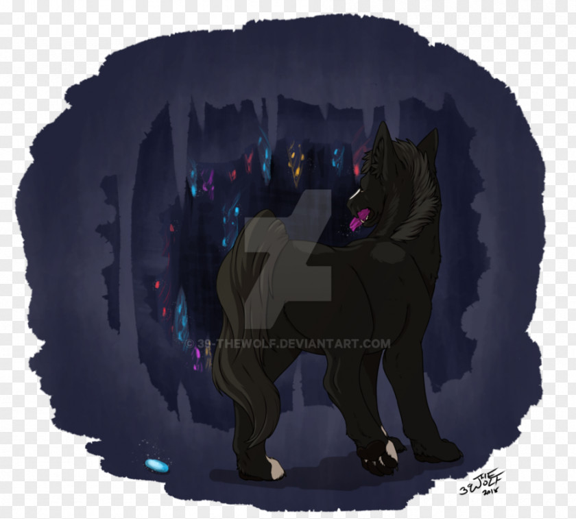 Dark Cave Canidae Dog Snout PNG