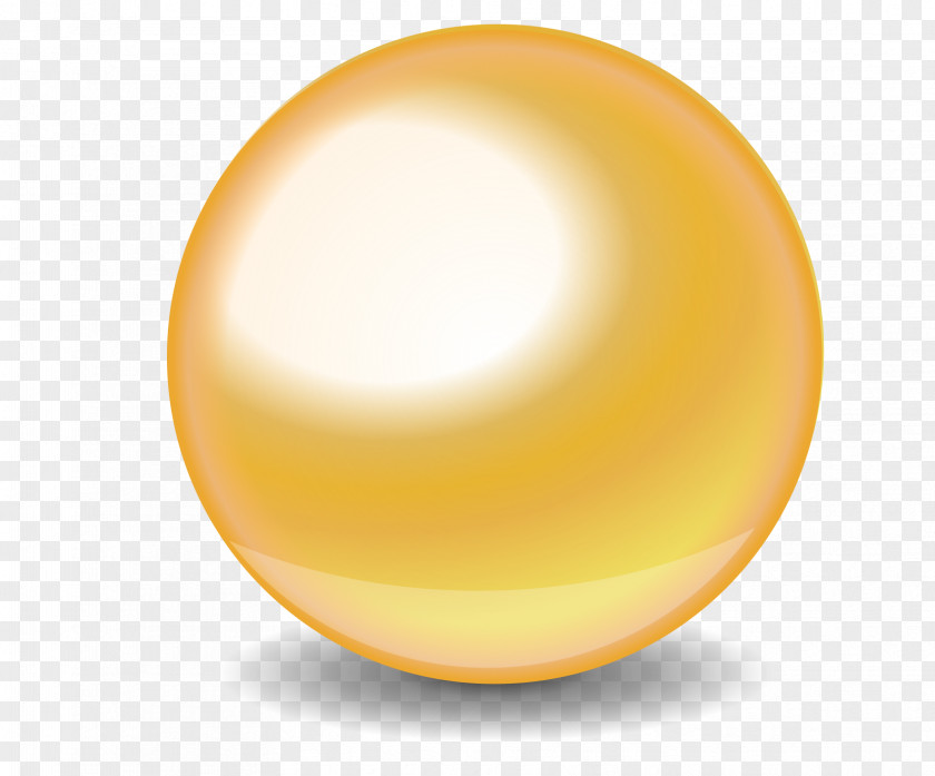Gold Kugel Sphere Yellow Clip Art PNG