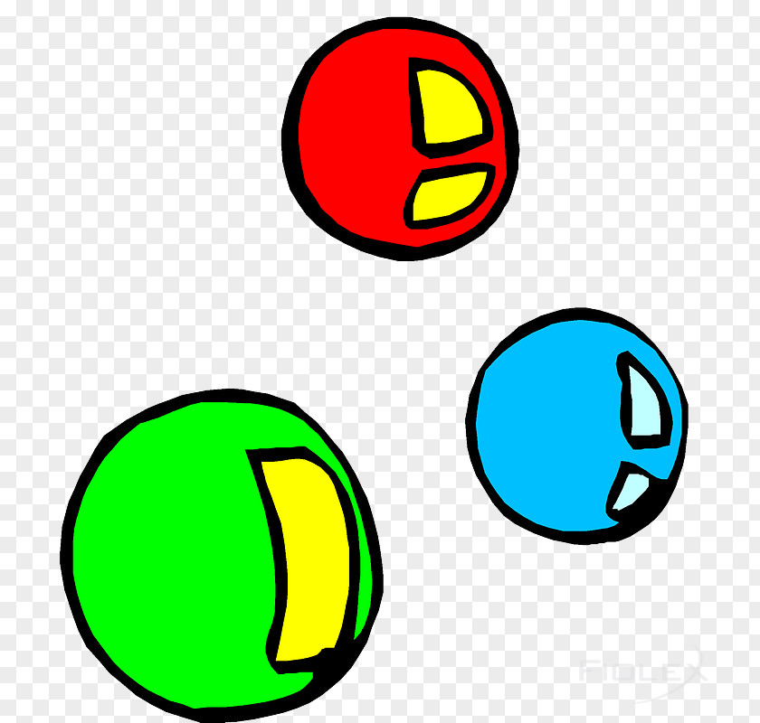 Green Yellow Line Symbol Ball PNG