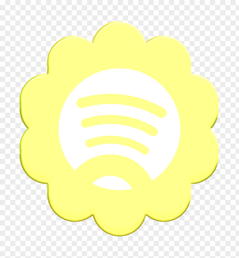 Logo Yellow Flower Icon Media Round PNG