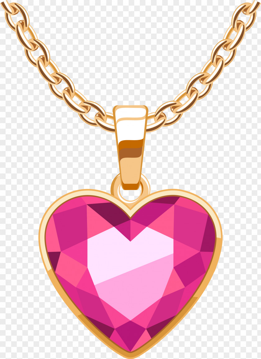 Ruby Necklace Locket Jewellery Gold PNG