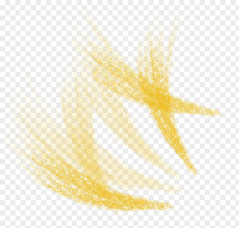 Yellow Chalk Brush Material Pattern PNG