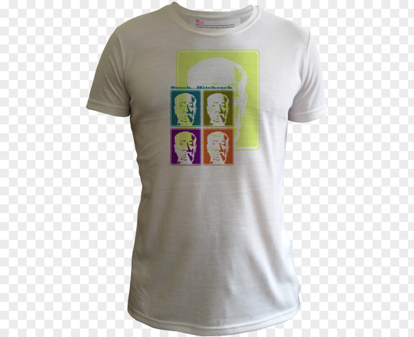 Alfred Hitchcock Printed T-shirt Long-sleeved PNG
