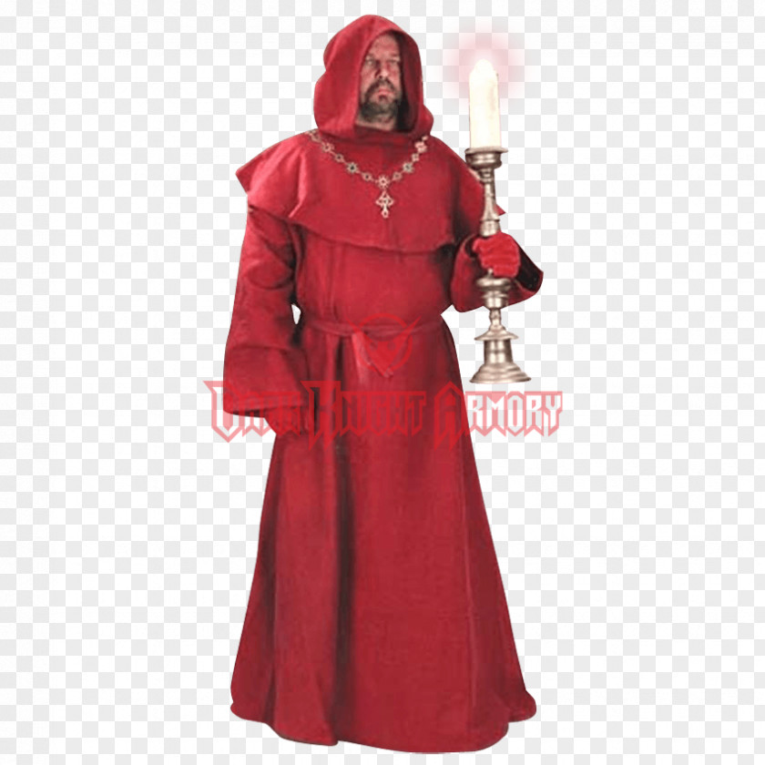 Monk Clothing Robe Costume Middle Ages Cloak PNG