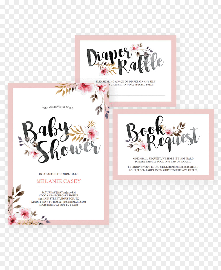 Party Wedding Invitation Baby Shower Bridal PNG