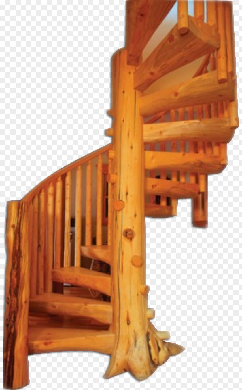 Stairs Building Deck Wood Csigalépcső PNG