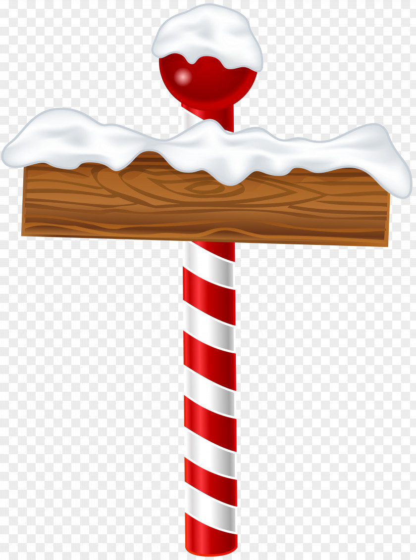 Christmas Pole Sign Clip Art Image PNG