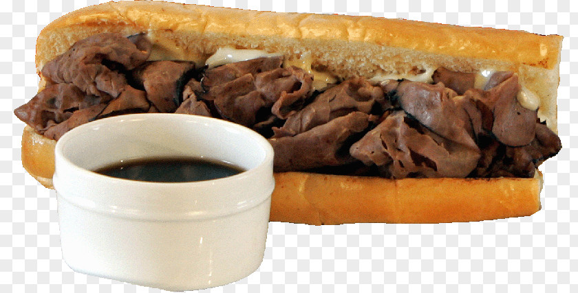 French Dip Cheesesteak Fast Food Meat Italian Beef PNG