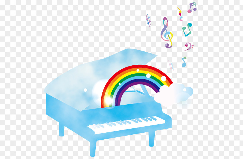 Cartoon Piano Illustrator G Musical Note Illustration PNG