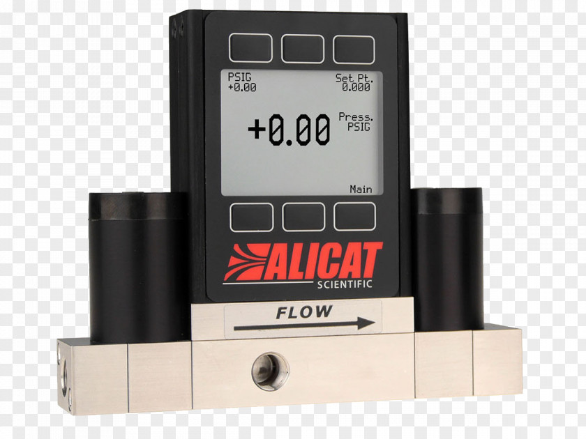 Flow Meter Mass Controller Rate Pressure Measurement PNG