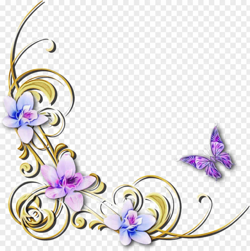 Purple Violet Plant Flower Butterfly PNG