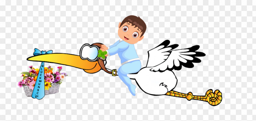 STORK BABY Infant Diaper Stork Childbirth Boy PNG