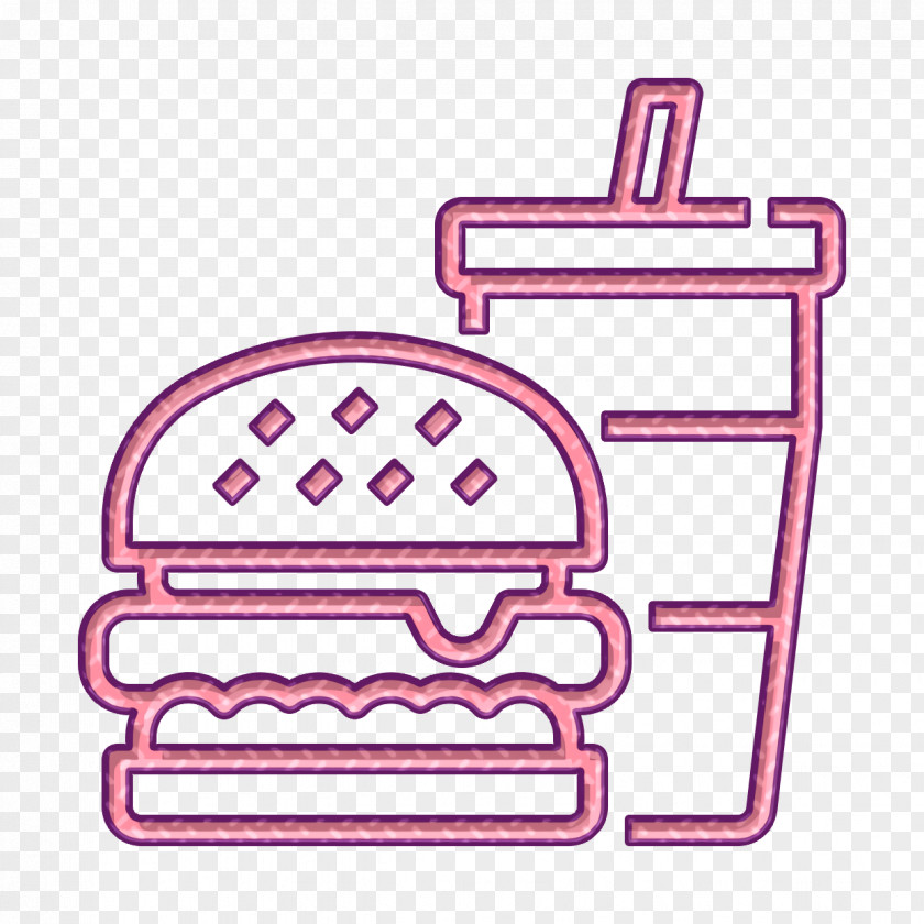 Burger Icon Coffee Shop PNG