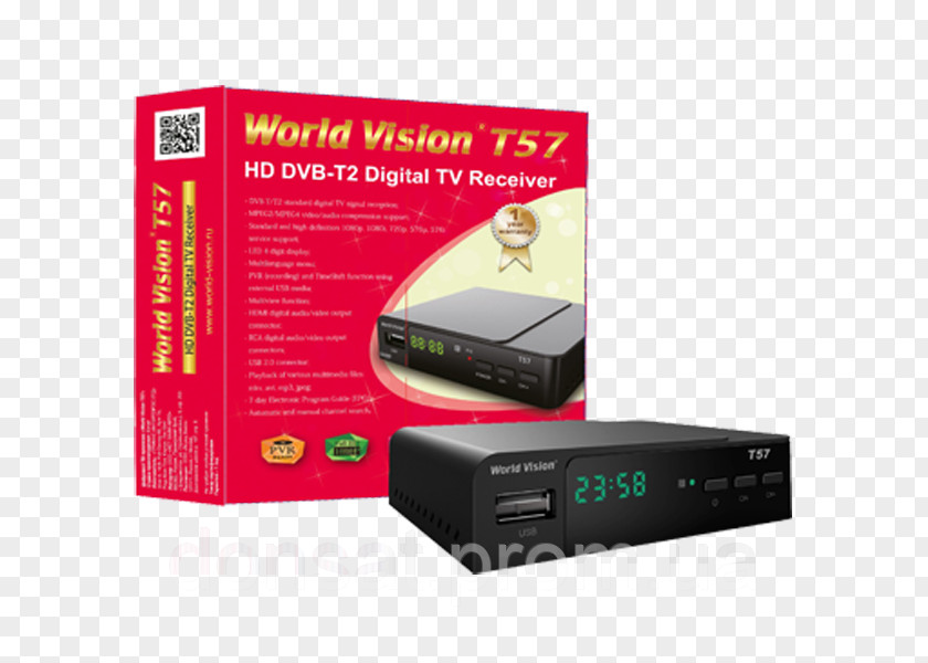 DVB-T2 Digital Television Set-top Box Signal PNG
