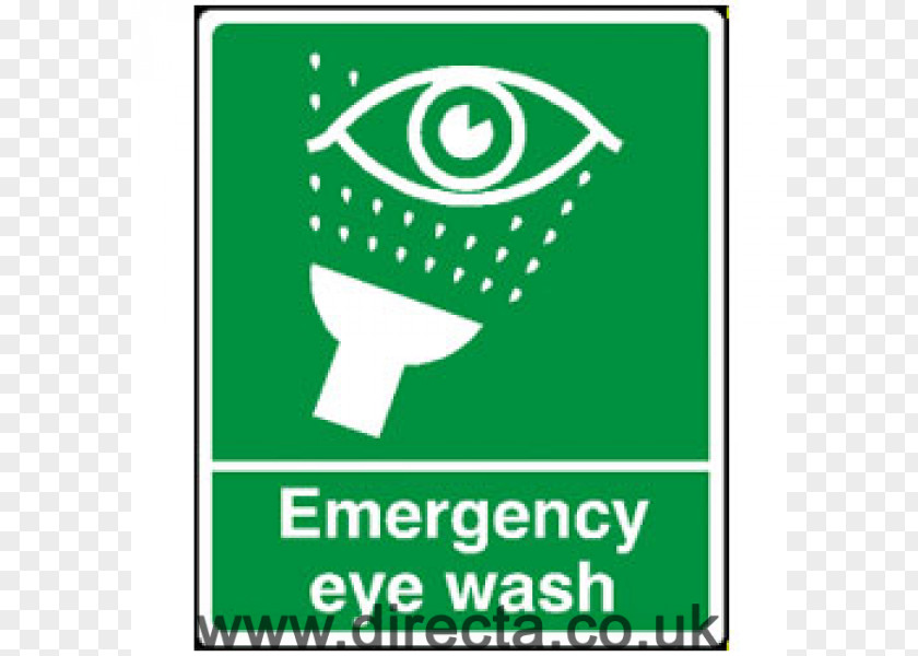 Eye Wash Eyewash Station Emergency Sign First Aid Supplies PNG