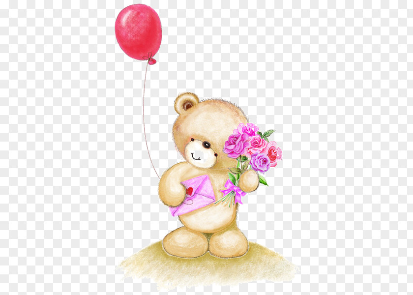 Ositos Forever Bear Birthday Clip Art PNG
