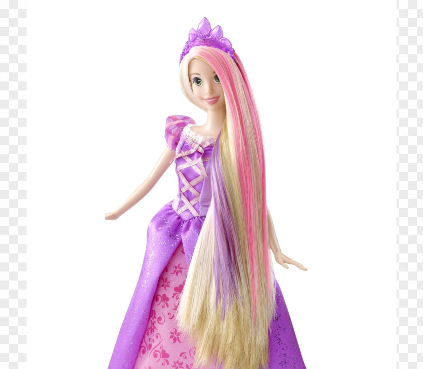 Rapunzel Ariel Barbie Doll Toy PNG
