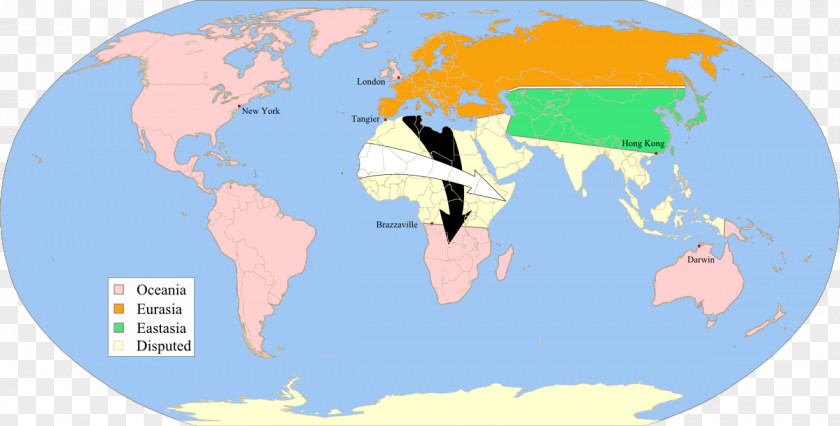 World Map Nineteen Eighty-Four Oceania PNG