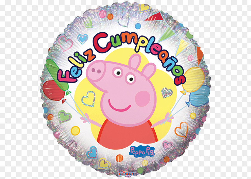 Balloon Toy George Pig Winnie-the-Pooh Birthday PNG