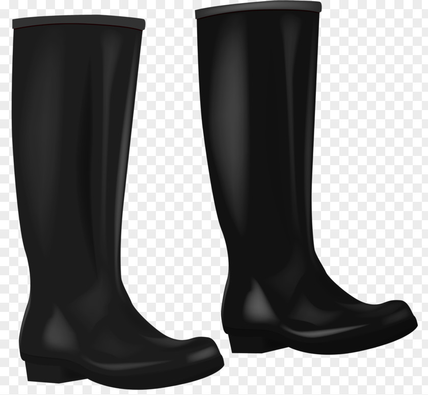 Black Boots Shoe Clothing Clip Art PNG