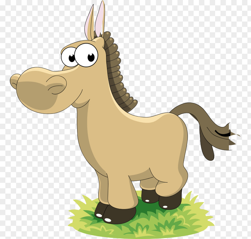 Cute Horse Cliparts Clydesdale Pony Foal Cartoon Clip Art PNG
