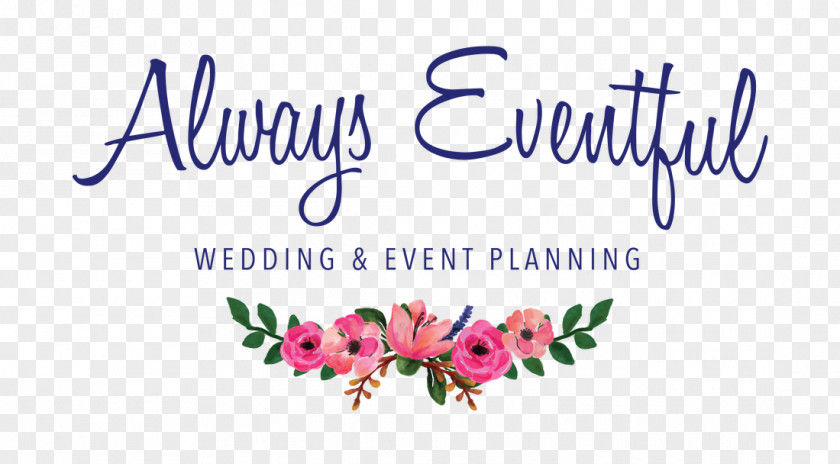 Event Management Logo Floral Design Catering Brand PNG
