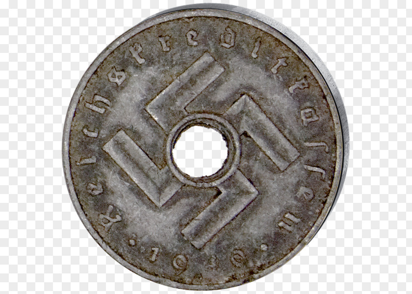 Coin Nickel Bronze 1 Reichspfennig Copper PNG