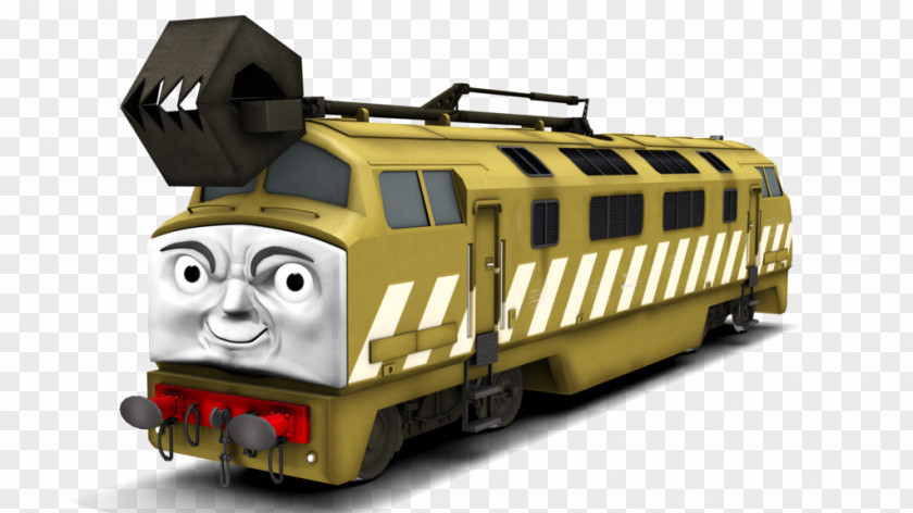 Percy Thomas And Friends Diesel 10 Train Engine Car PNG