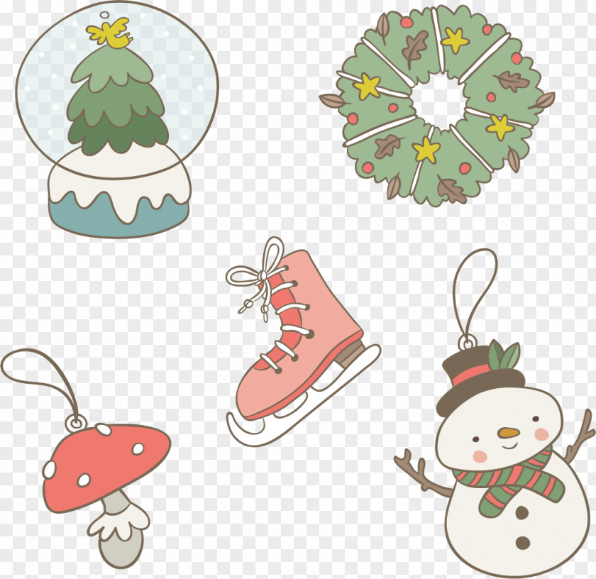 Winter Cute Decorative Ornaments Christmas Ornament Download PNG