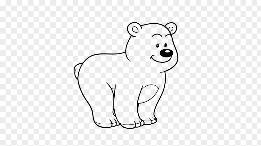 Bear Polar Giant Panda Coloring Book Drawing PNG