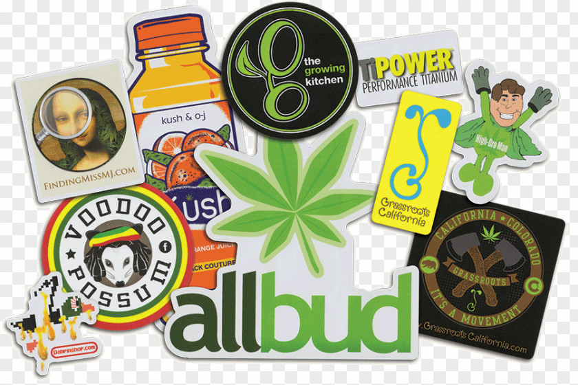 Cannabis Medical StickerGiant Shop PNG