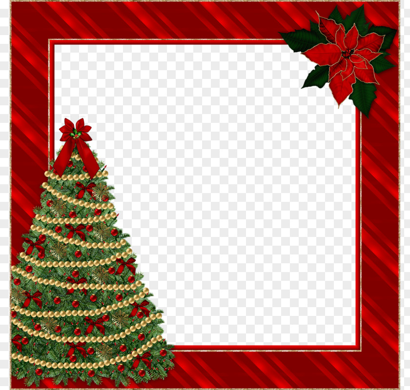 Christmas Border Picture Frame Clip Art PNG