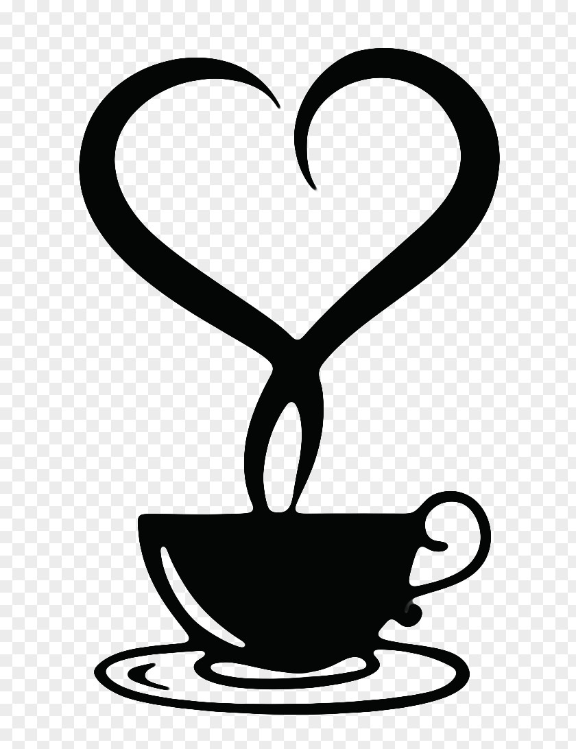 Coffee Cup Cafe Teacup Sticker PNG