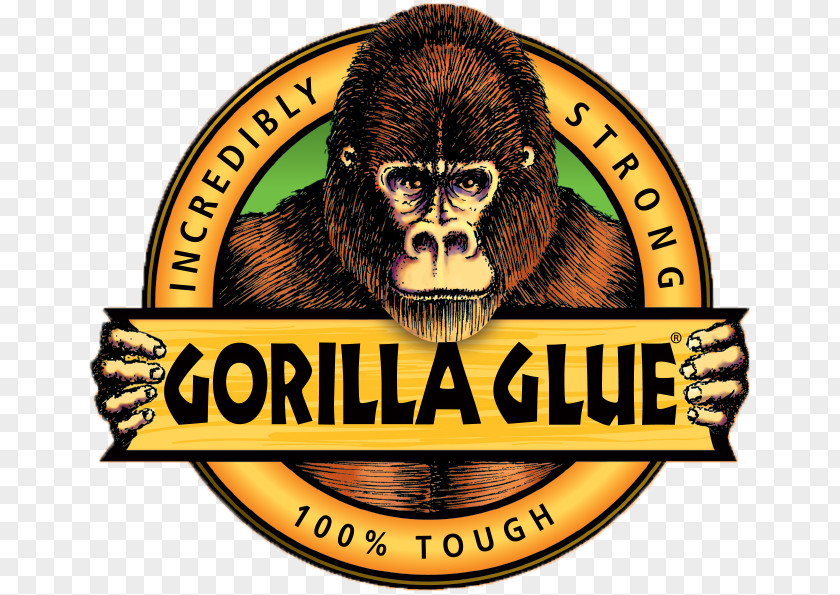 Gorilla Logo Adhesive Tape Glue Company PNG