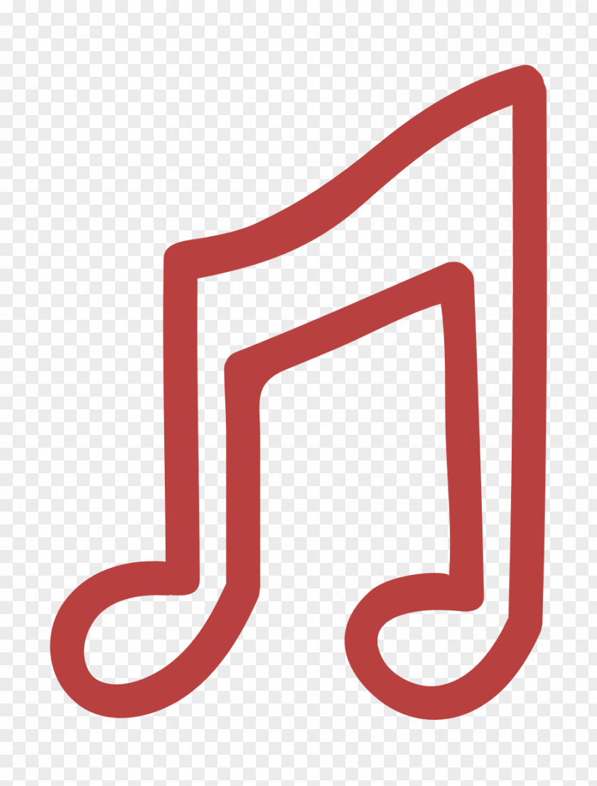 Note Icon Musical Hand Drawn Outline Music PNG