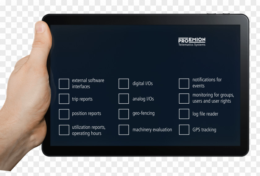 Tablet In Hand Image IPad File Formats PNG
