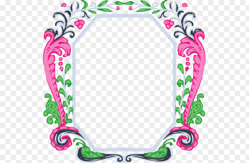 Vintage Border Picture Frames Body Jewellery Clip Art PNG