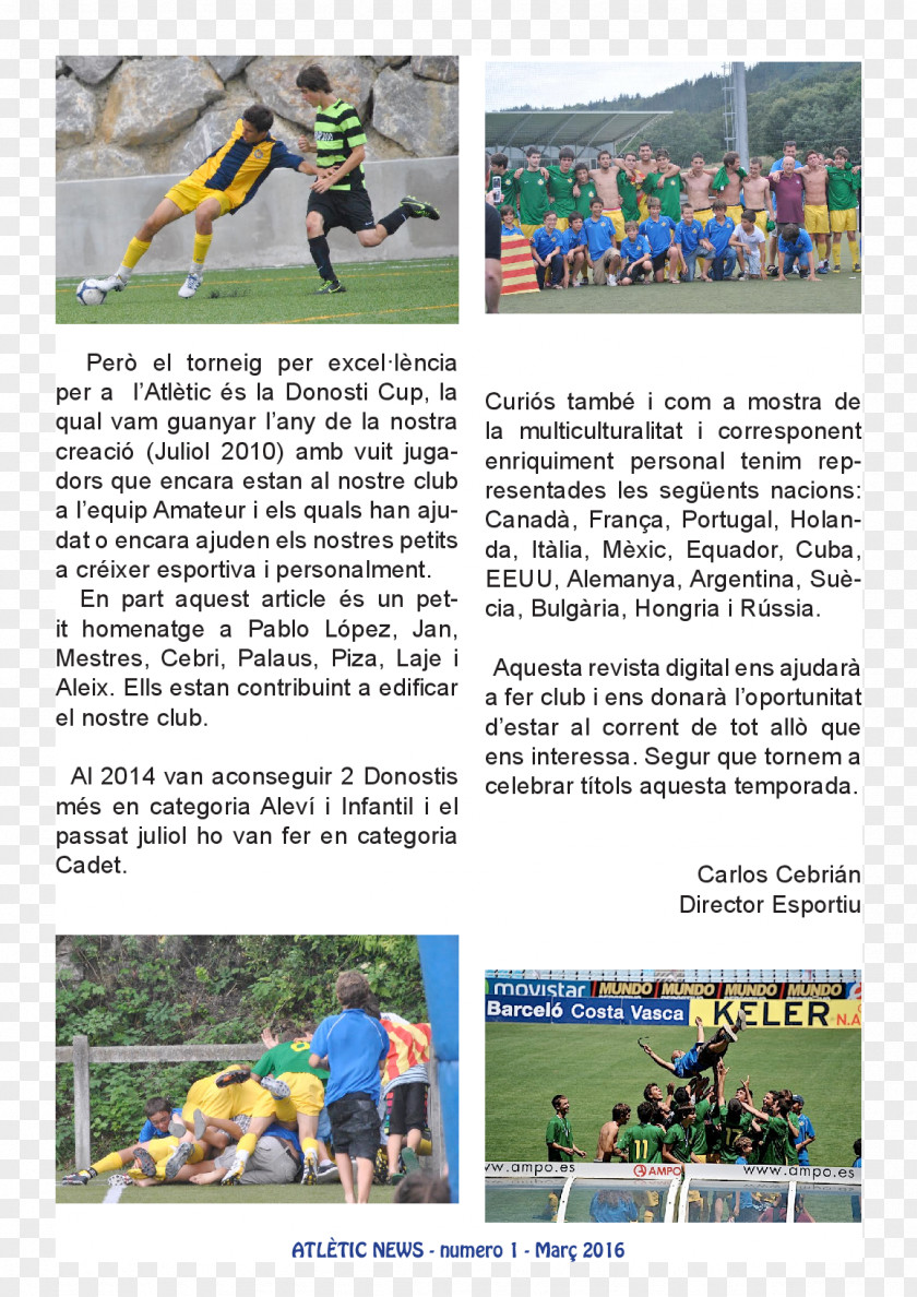Atletic Recreation Brochure PNG