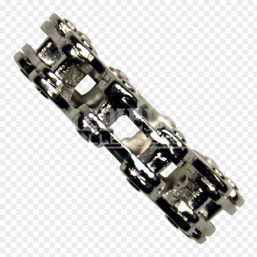 Bike Chain Silver PNG