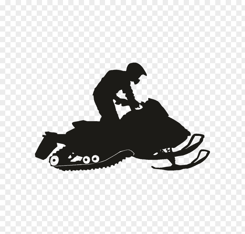 Car Vehicle Silhouette Snowmobile Decal PNG