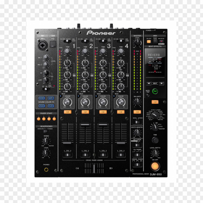 DJ Mixer Audio Mixers Allen & Heath DJM Disc Jockey PNG
