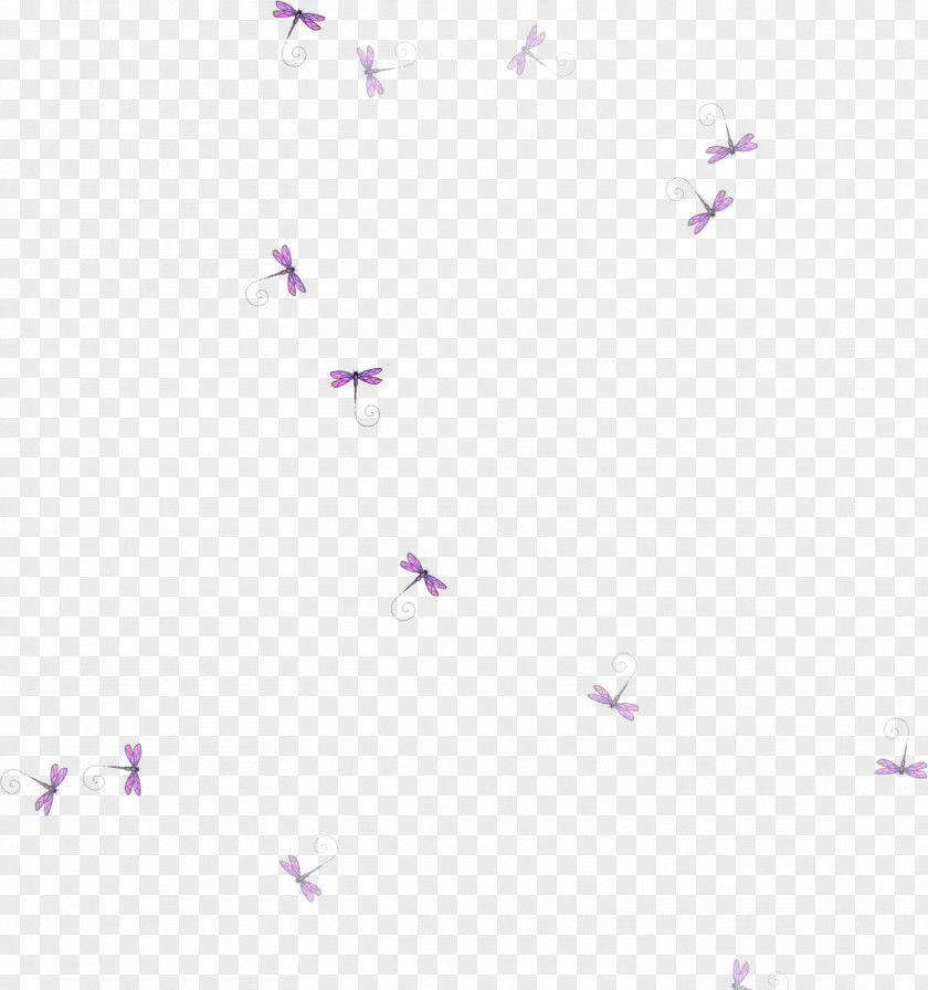 Floating Purple Decorative Dragonfly Angle Pattern PNG