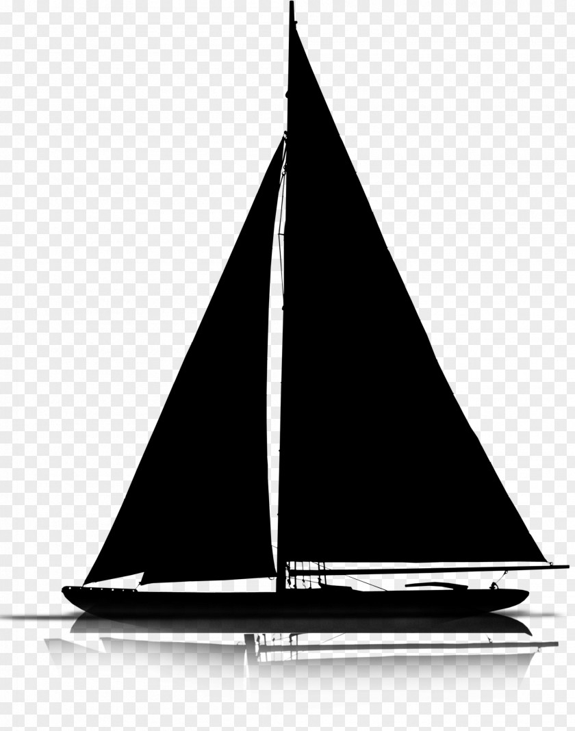 M Scow Product Design Yawl Lugger Black & White PNG