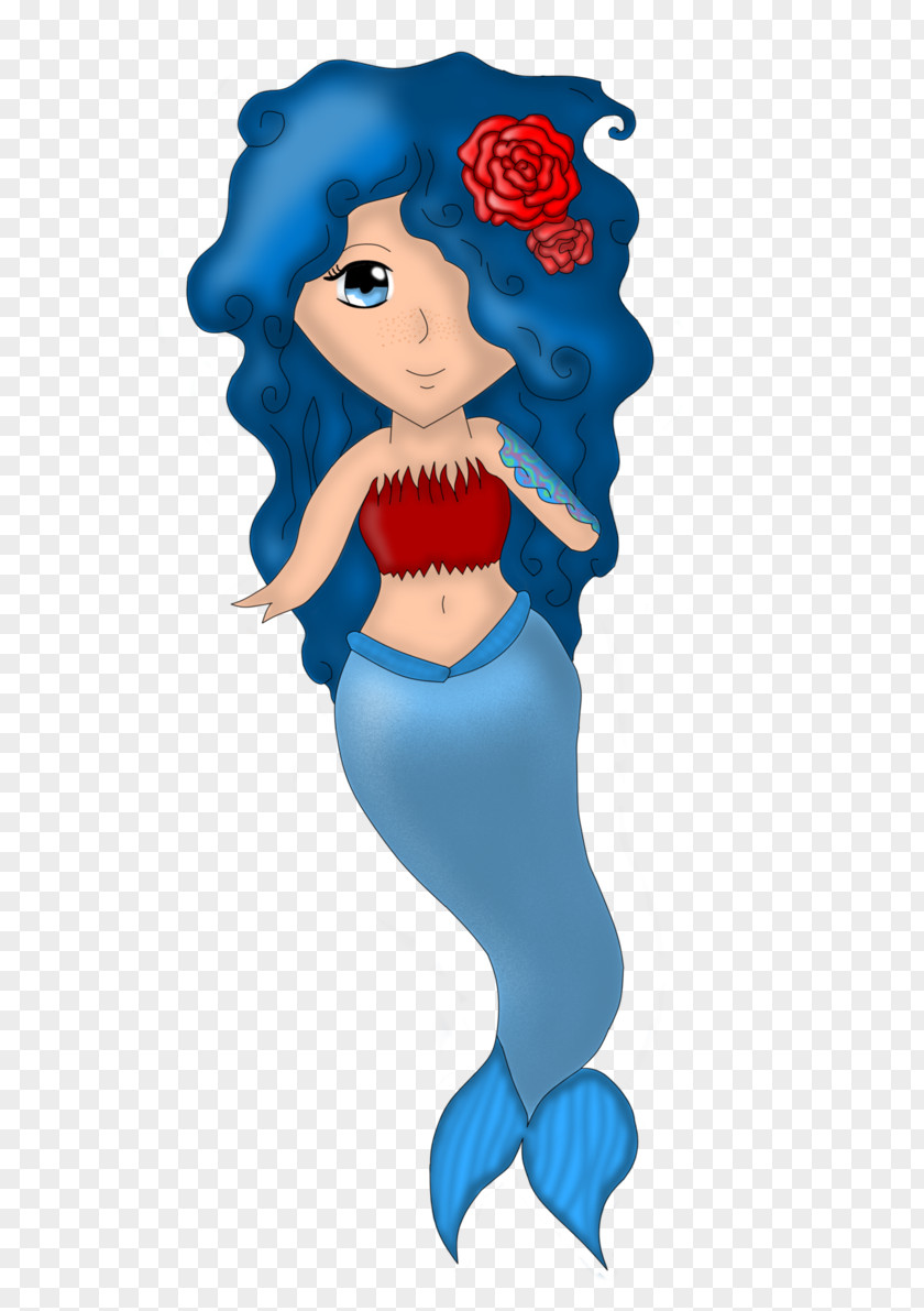 Mermaid Electric Blue Clip Art PNG