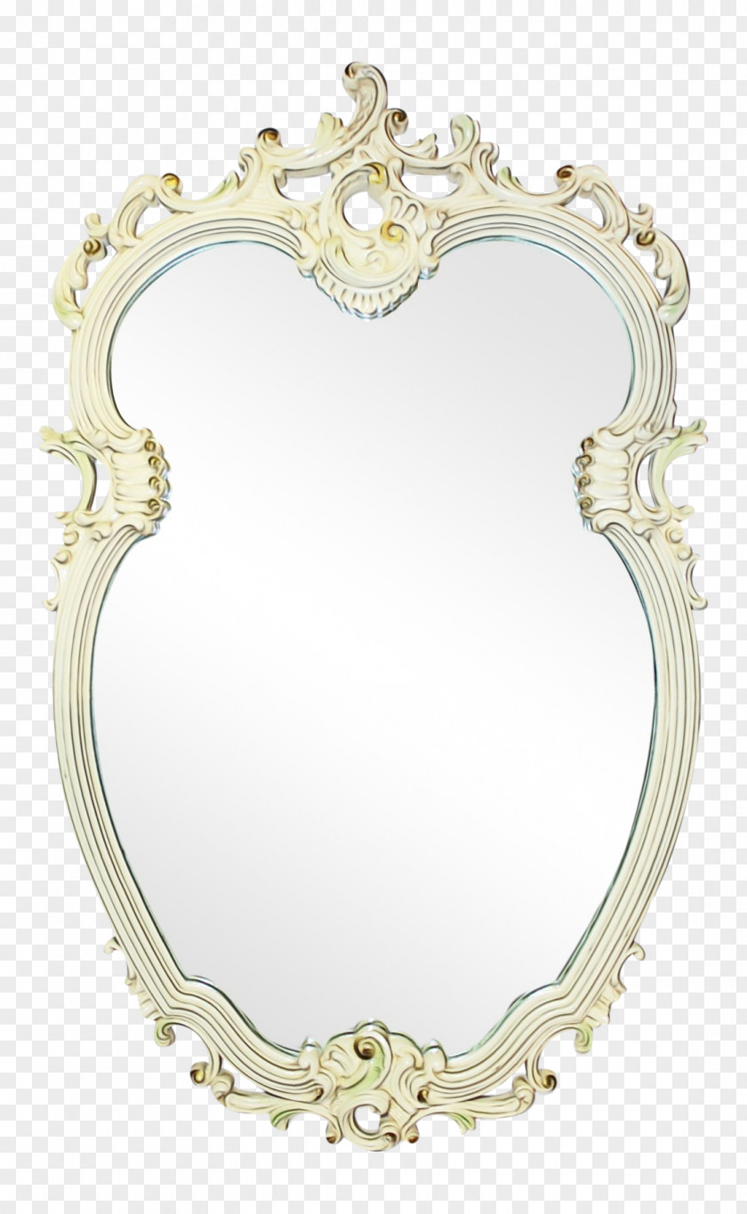 Metal Fashion Accessory Mirror PNG