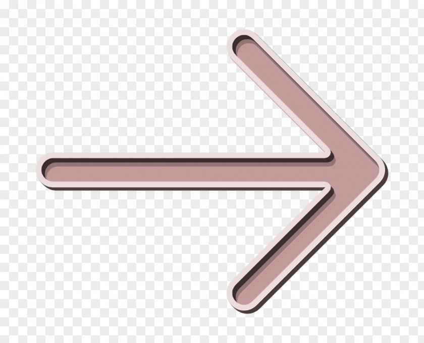 Metal Symbol Arrow Icon Right PNG